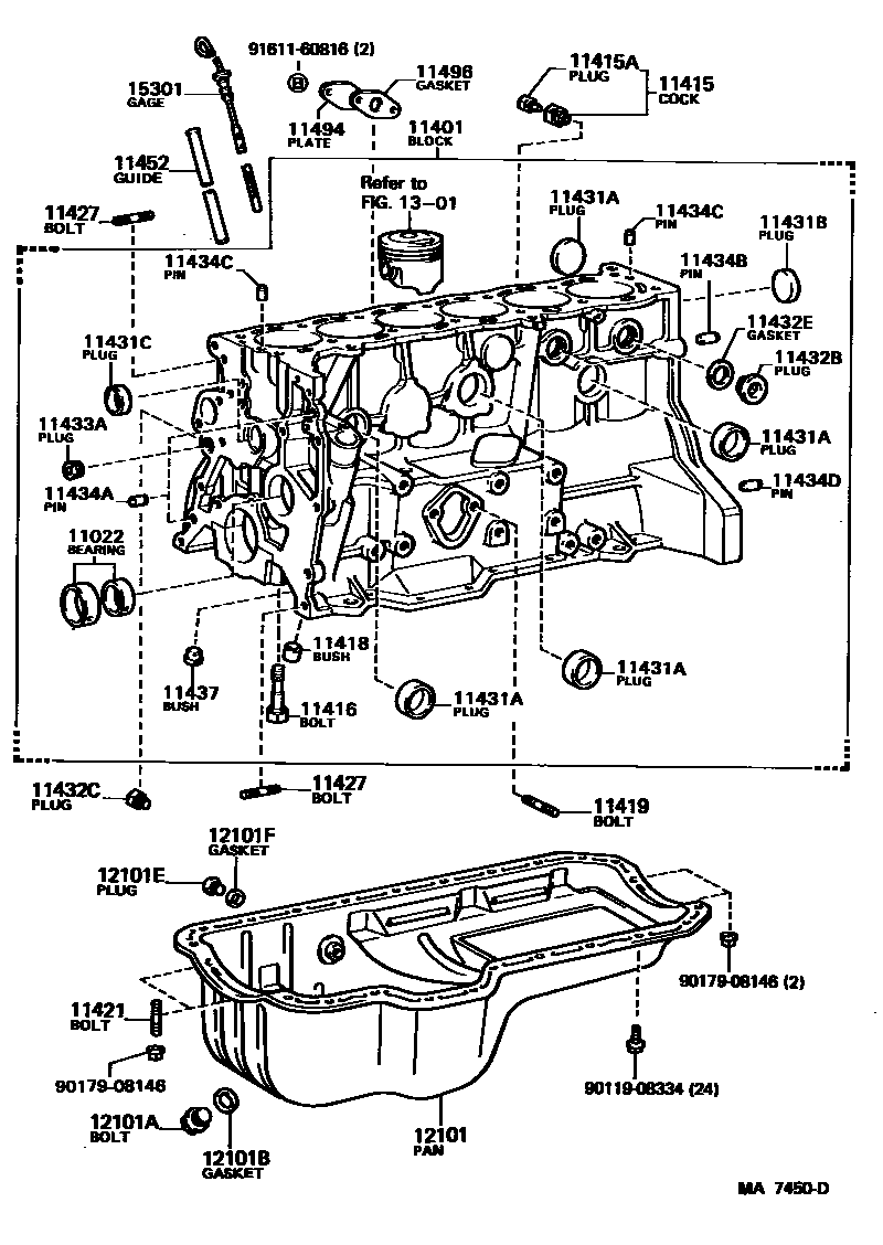1105 — CYLINDER BLOCK