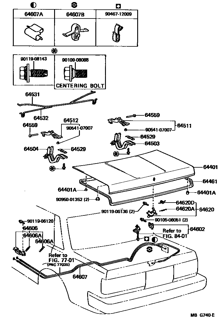 6105 — LUGGAGE COMPARTMENT DOOR & LOCK
