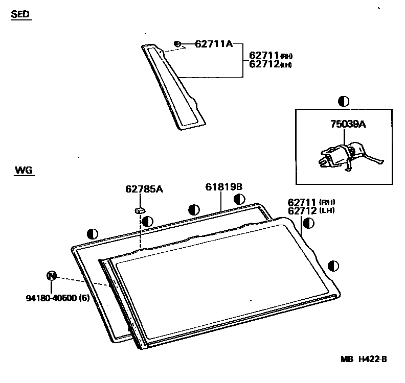 6103 — QUARTER WINDOW