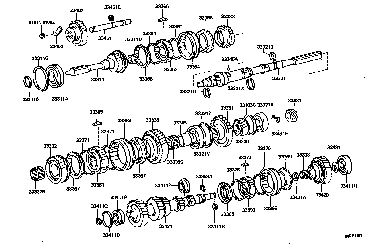 3305 — TRANSMISSION GEAR (MTM)