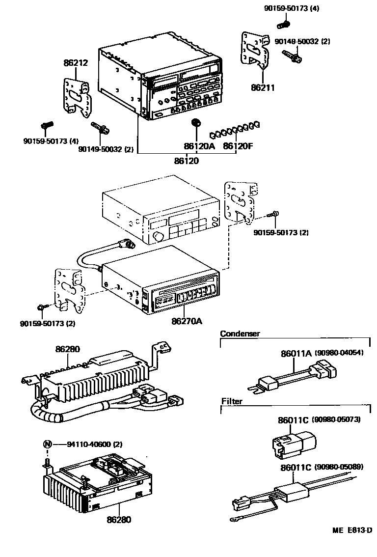 8601 — RADIO RECEIVER & AMPLIFIER & CONDENSER