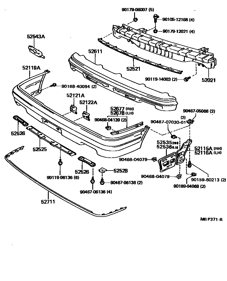 5201 — FRONT BUMPER & BUMPER STAY