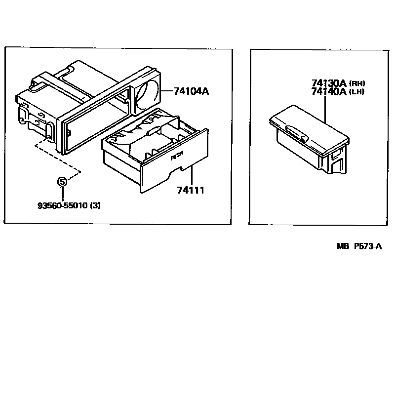 7404 — ASH RECEPTACLE