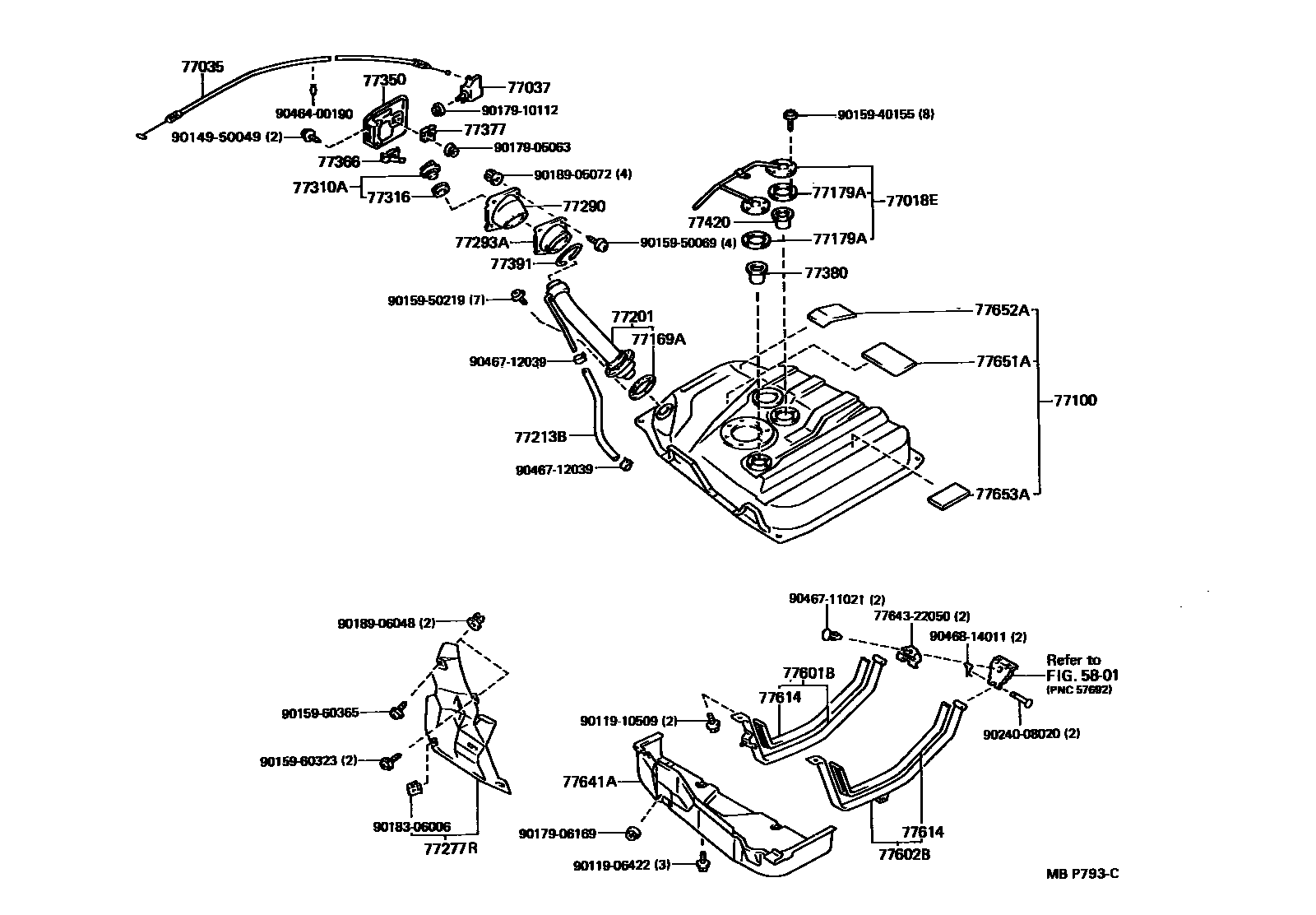 7701 — FUEL TANK & TUBE