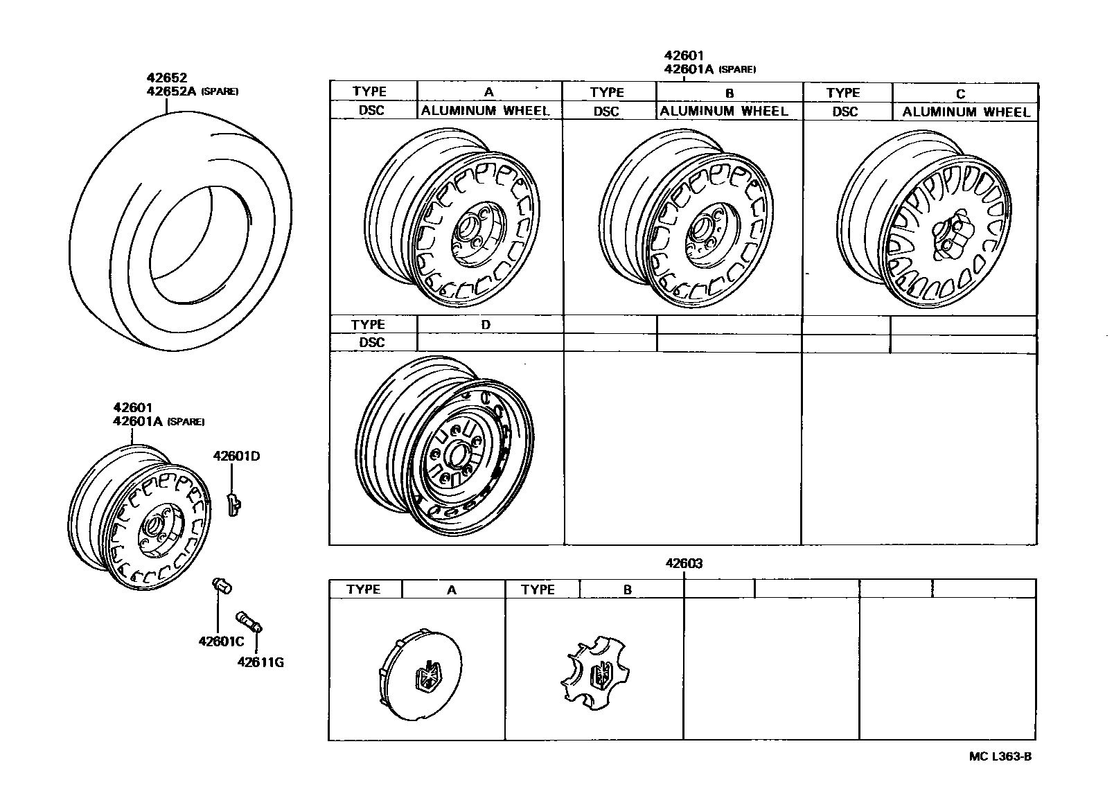 4103 — DISC WHEEL & WHEEL CAP