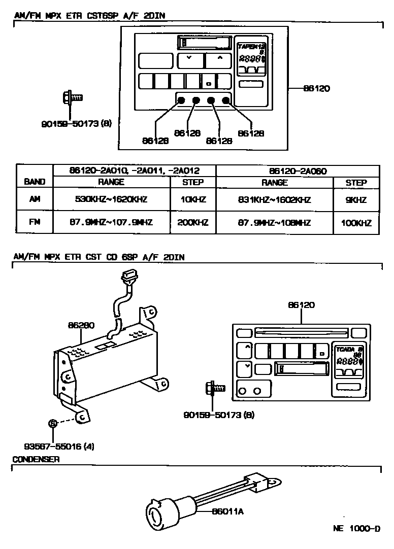 8601 — RADIO RECEIVER & AMPLIFIER & CONDENSER