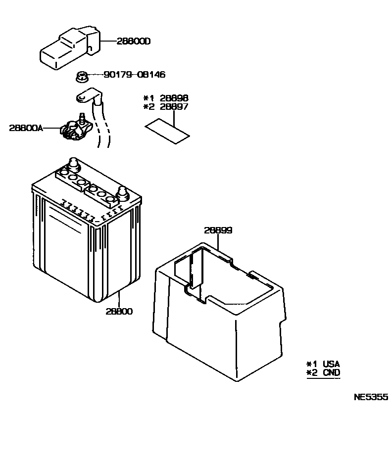 8201 — BATTERY & BATTERY CABLE