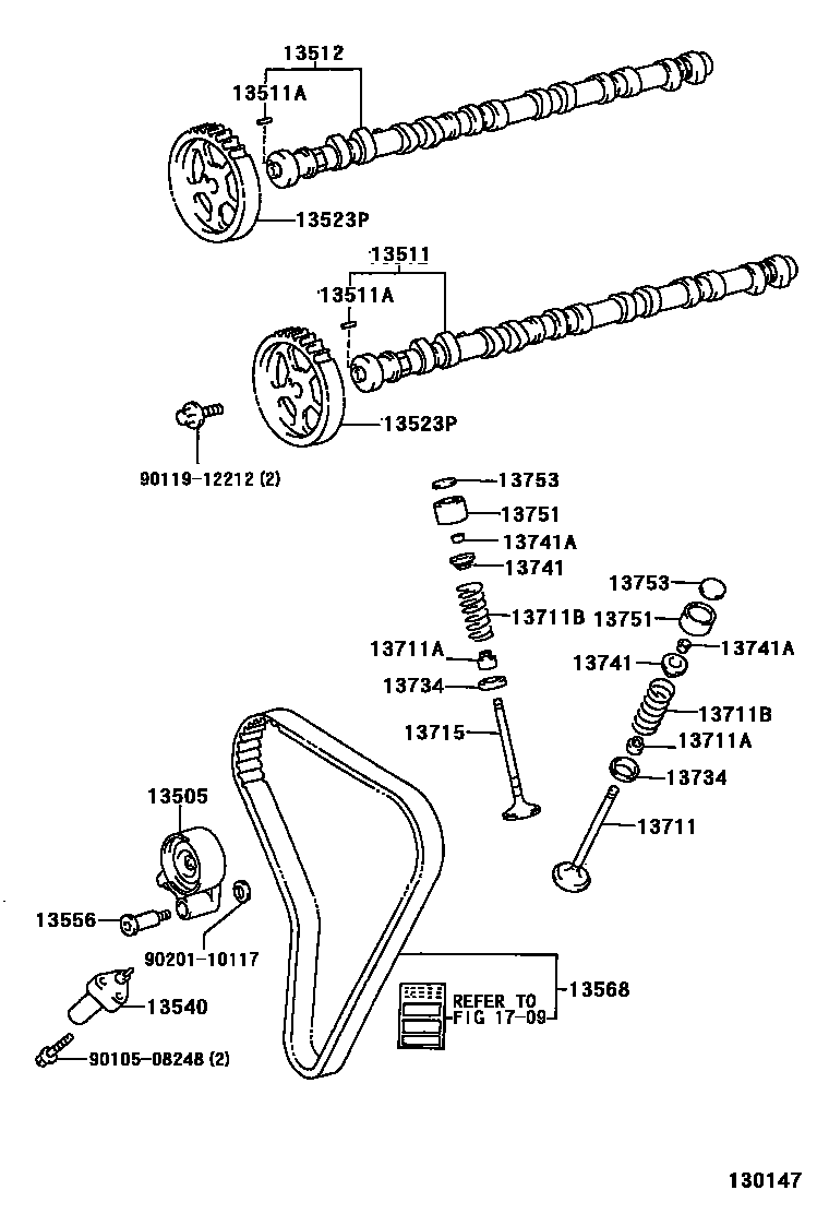 1302 — CAMSHAFT & VALVE