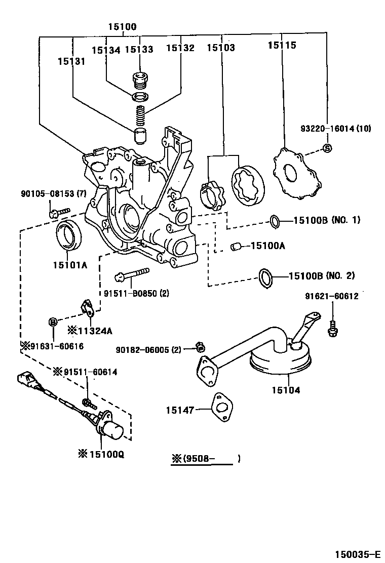 1501 — ENGINE OIL PUMP