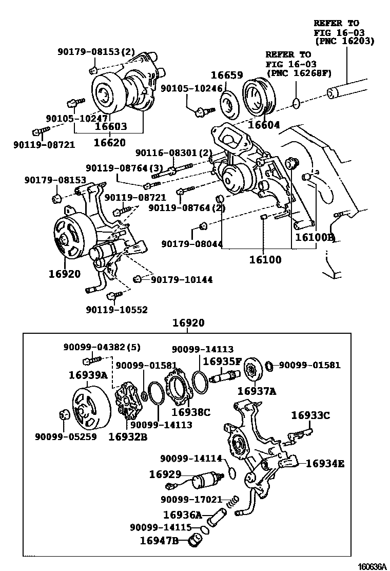1601 — WATER PUMP