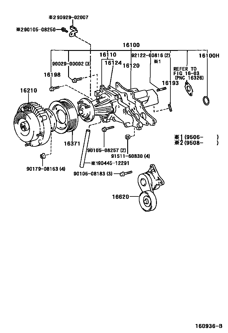 1601 — WATER PUMP