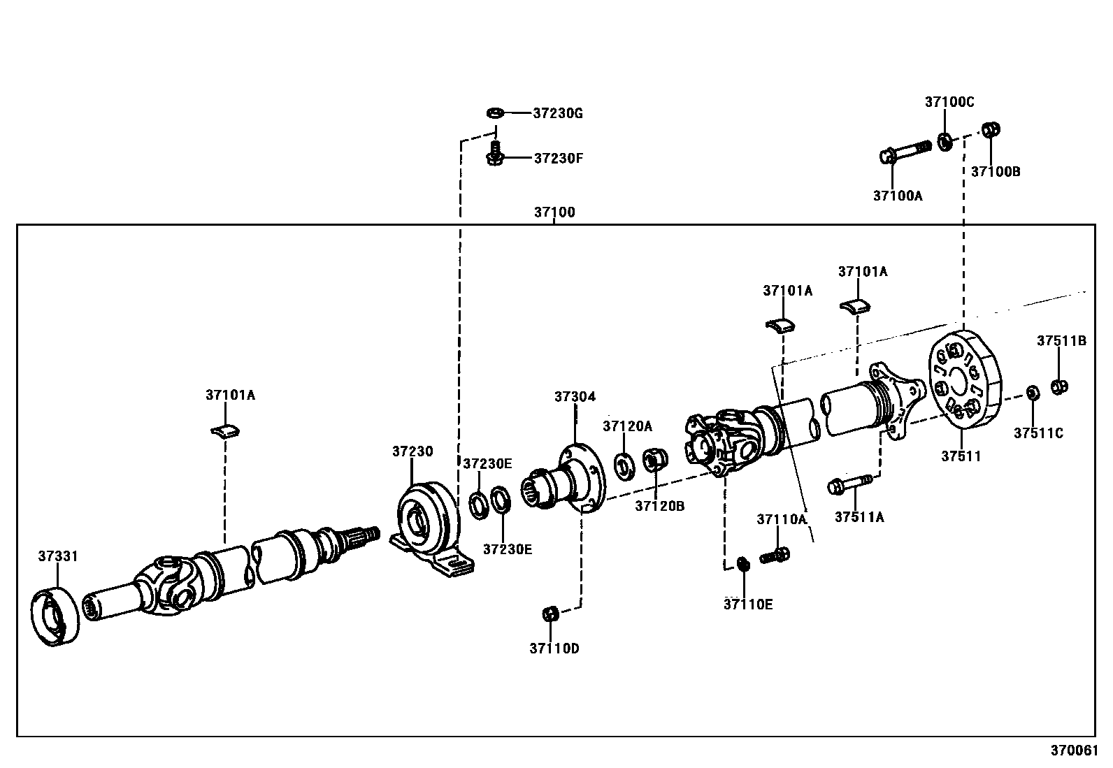 3701 — PROPELLER SHAFT & UNIVERSAL JOINT