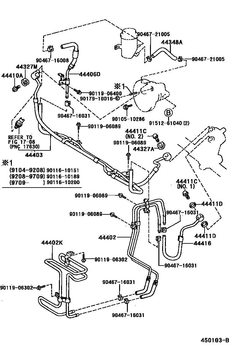 4503 — POWER STEERING TUBE
