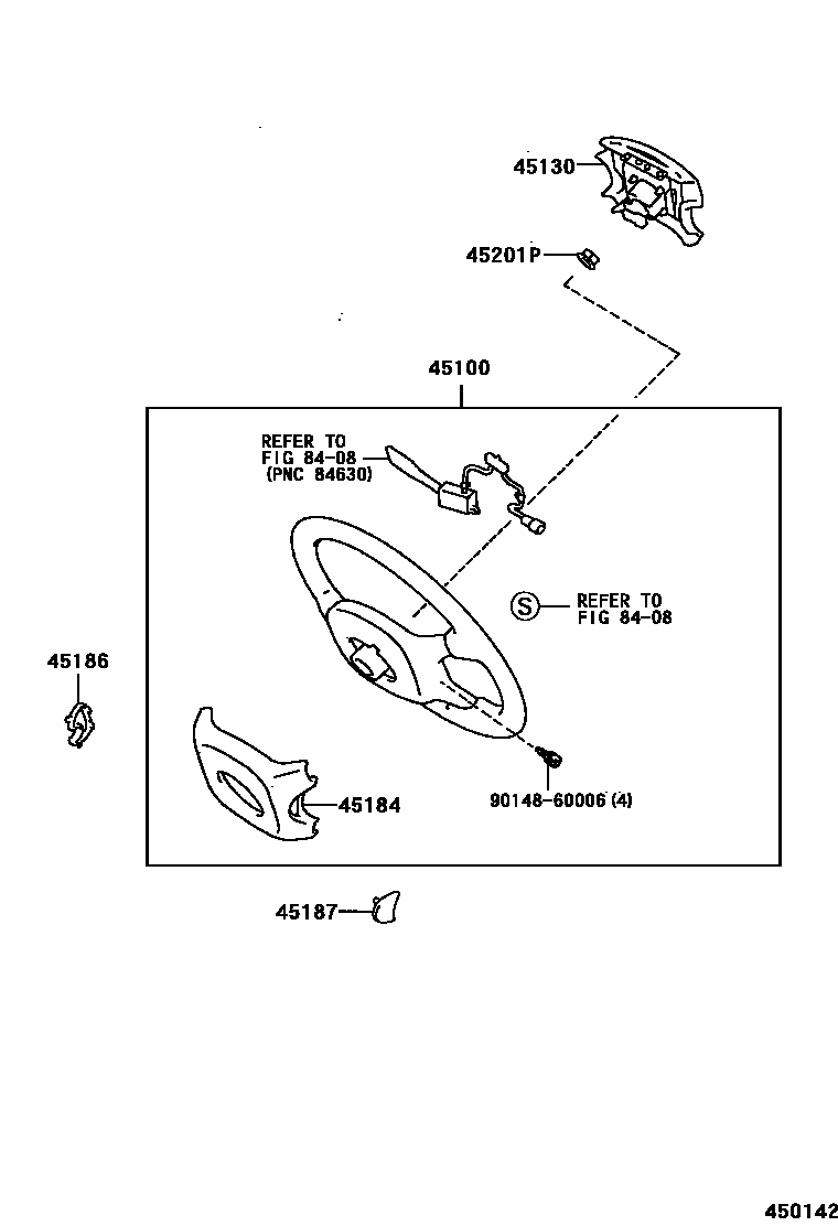 4504 — STEERING WHEEL