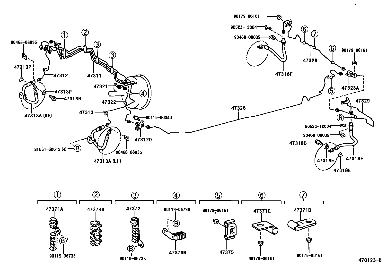 4708 — BRAKE TUBE & CLAMP