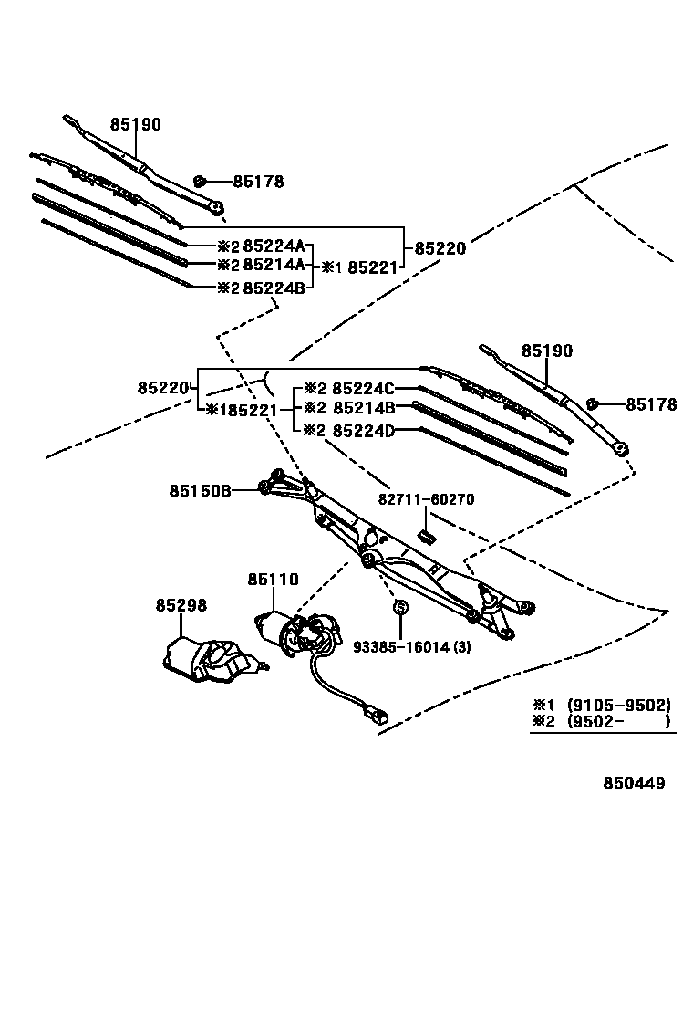 8501 — WINDSHIELD WIPER