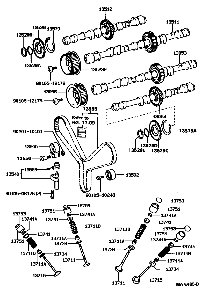 1302 — CAMSHAFT & VALVE