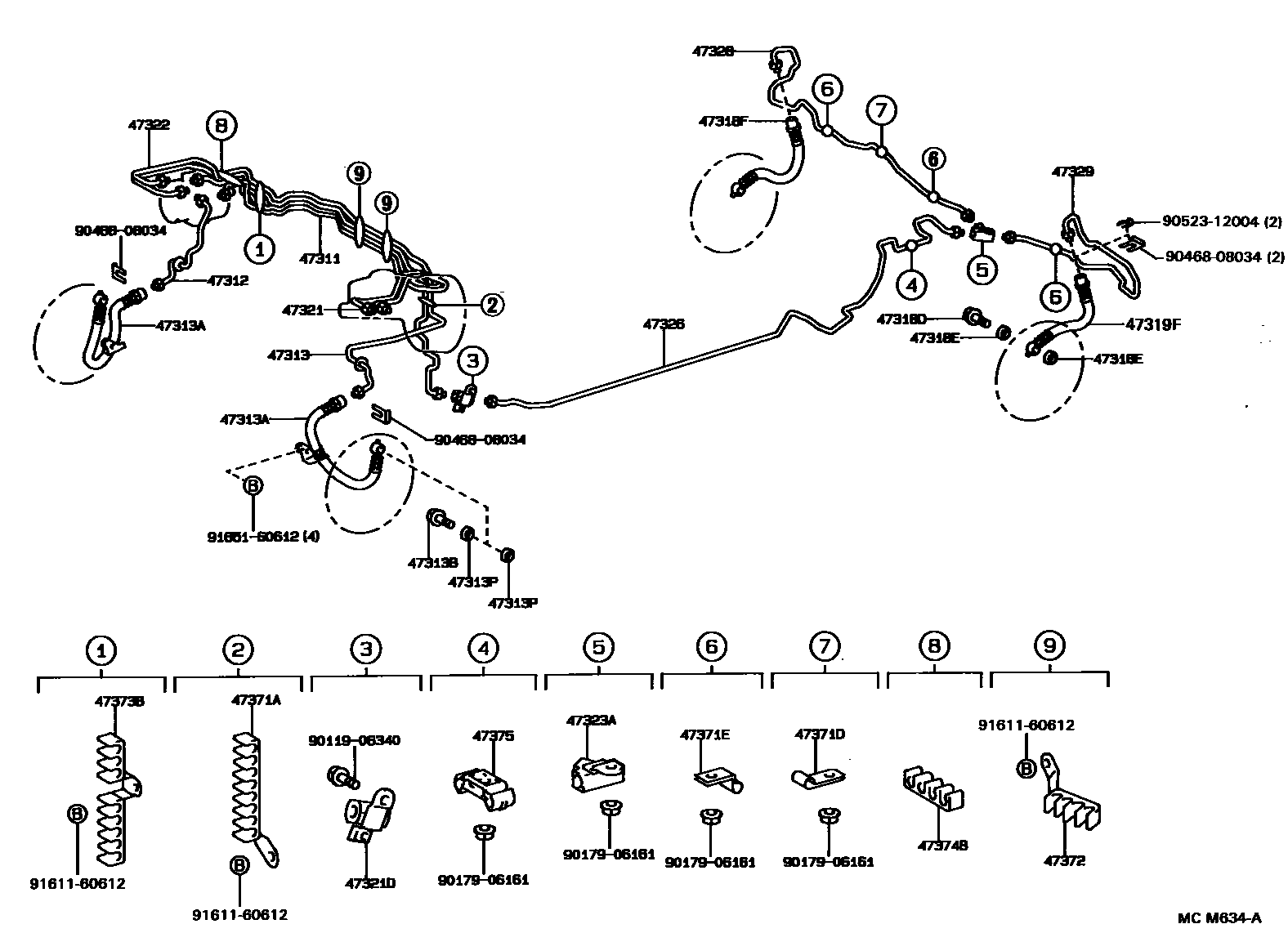 4708 — BRAKE TUBE & CLAMP