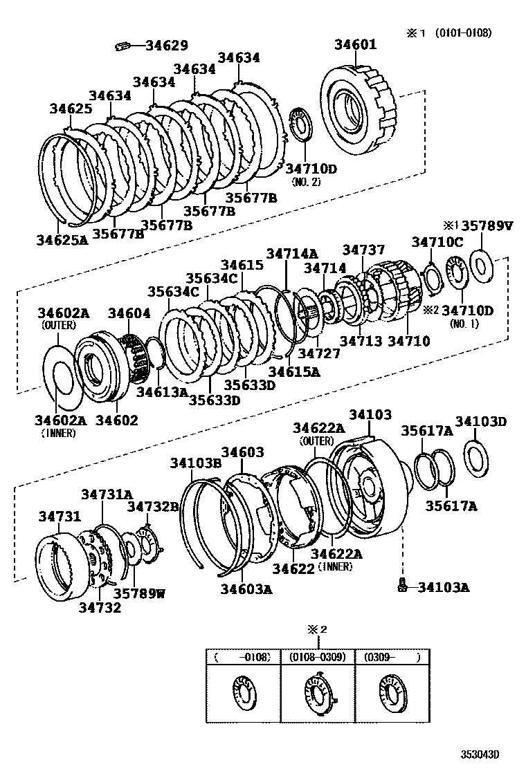 3506 — OVERDRIVE GEAR (ATM)