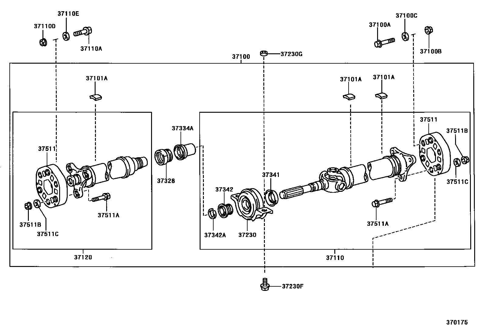 3701 — PROPELLER SHAFT & UNIVERSAL JOINT