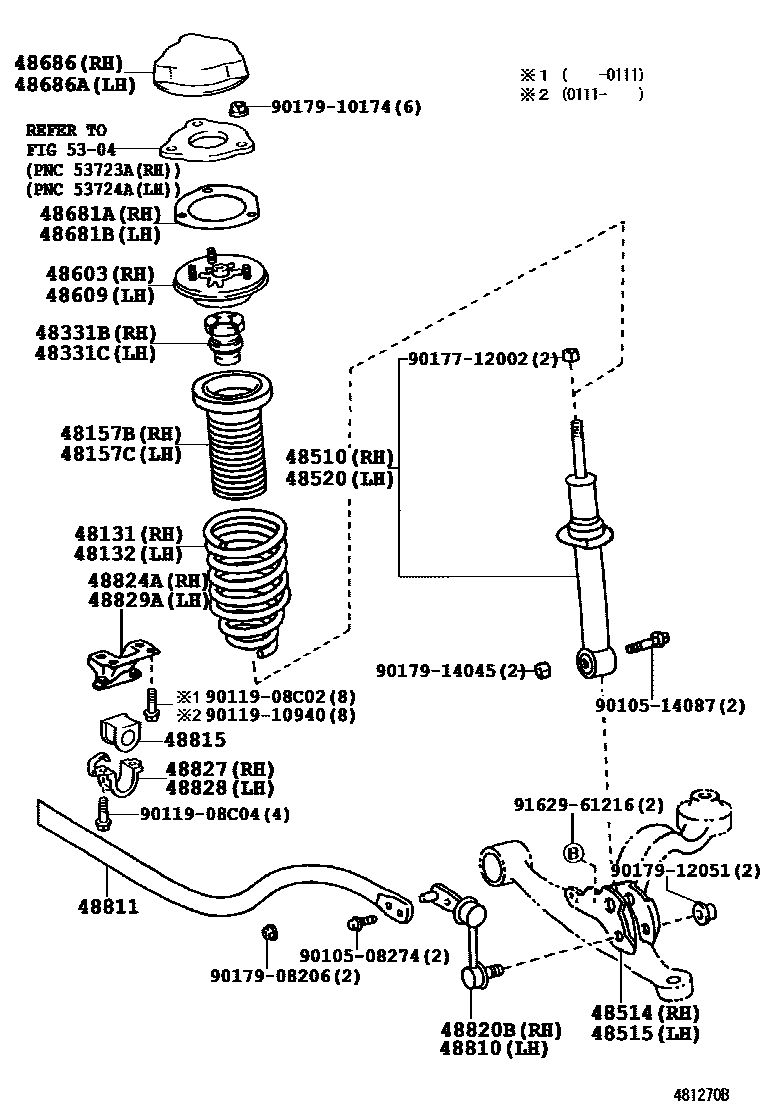 4803 — FRONT SPRING & SHOCK ABSORBER