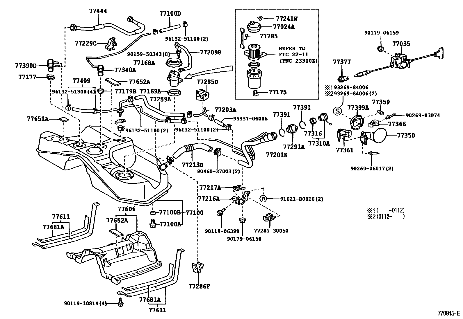 7701 — FUEL TANK & TUBE