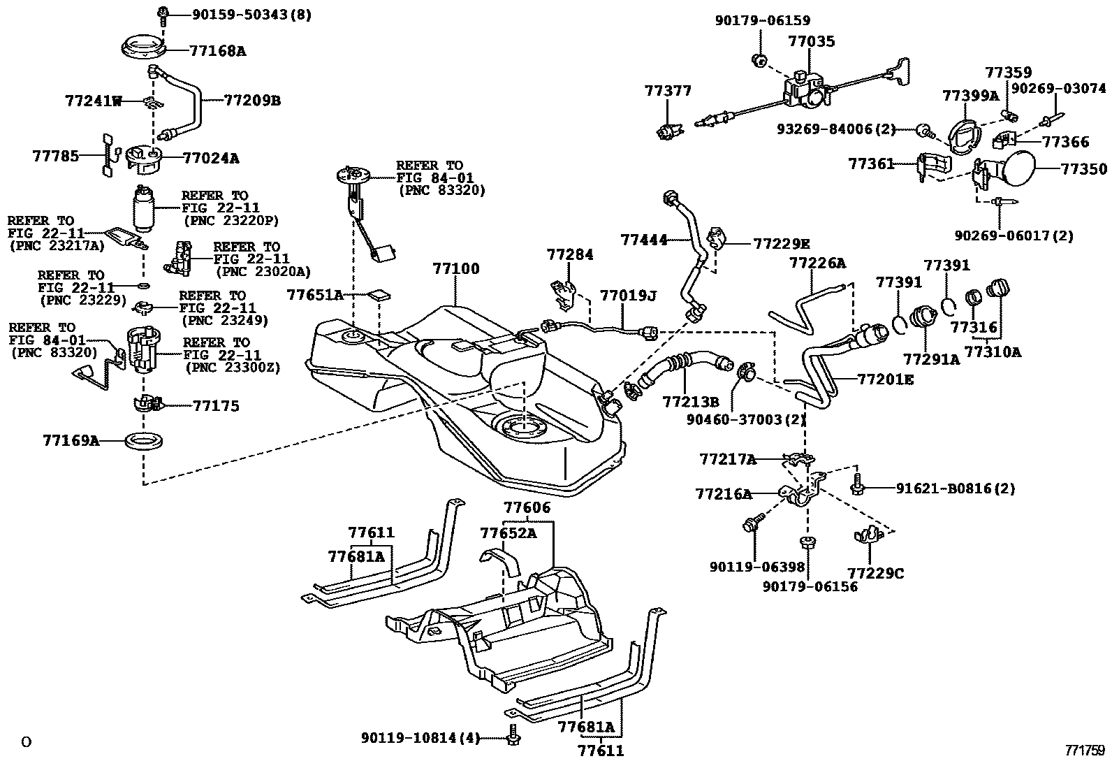 7701 — FUEL TANK & TUBE