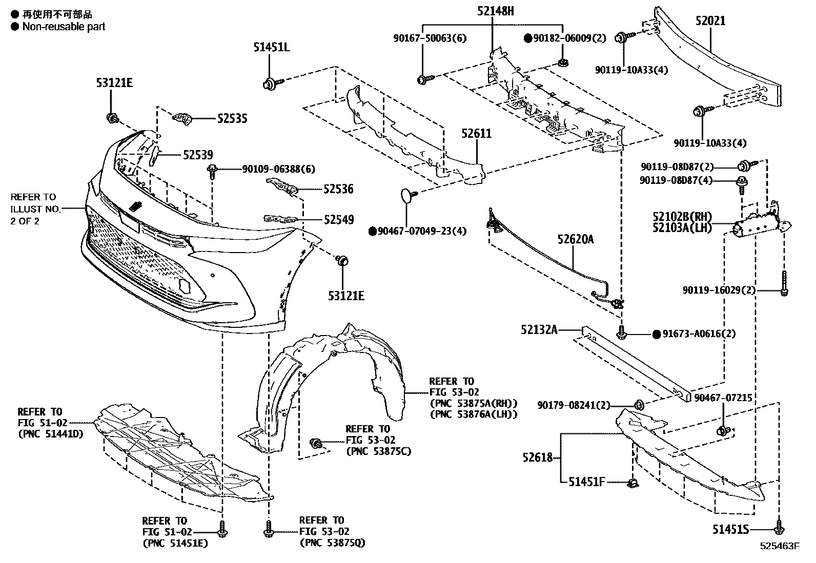 5201 — FRONT BUMPER & BUMPER STAY