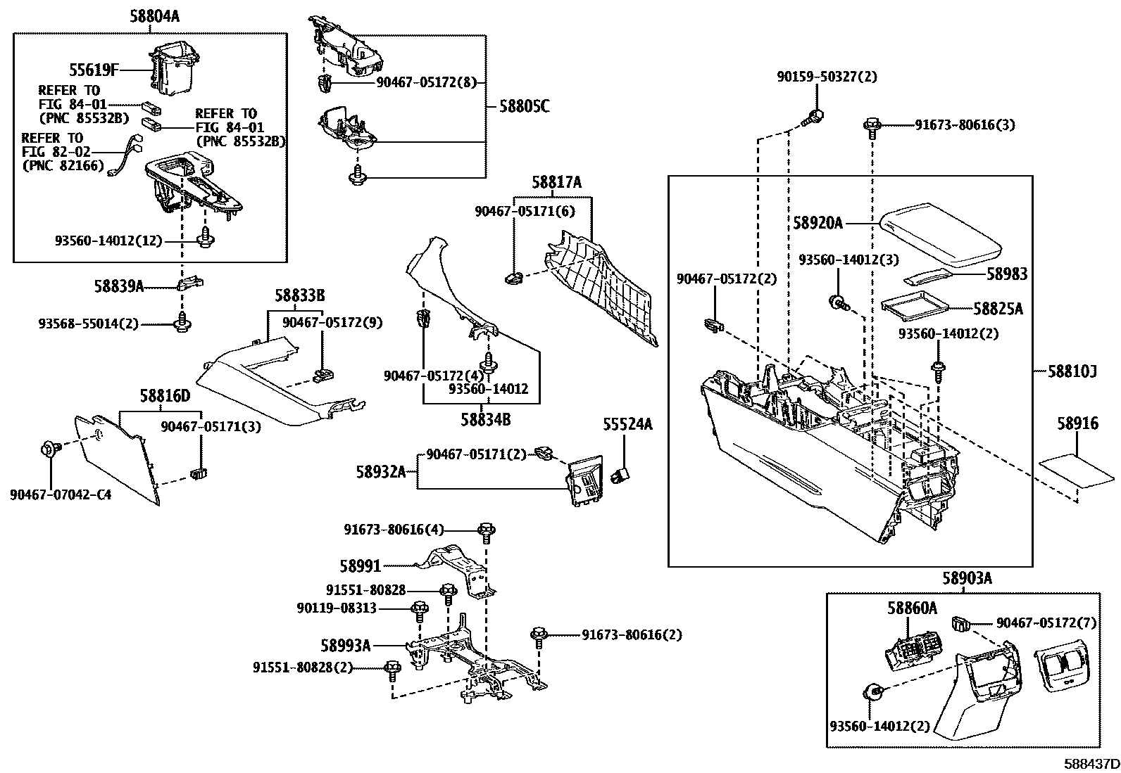 5806 — CONSOLE BOX & BRACKET