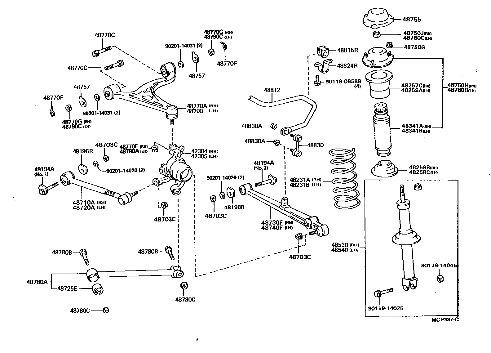 4804 — REAR SPRING & SHOCK ABSORBER