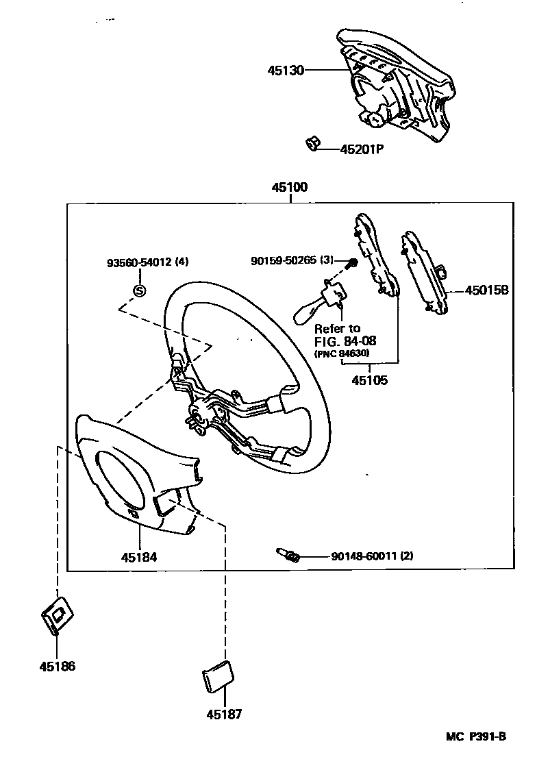 4504 — STEERING WHEEL