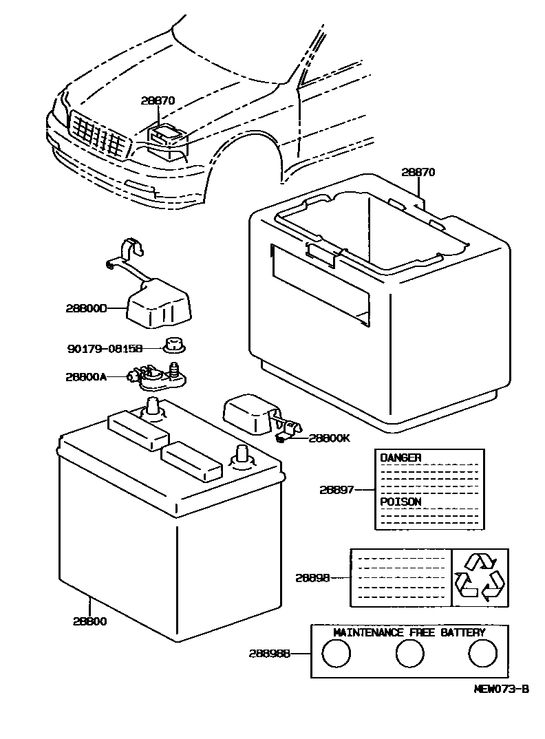 8201 — BATTERY & BATTERY CABLE