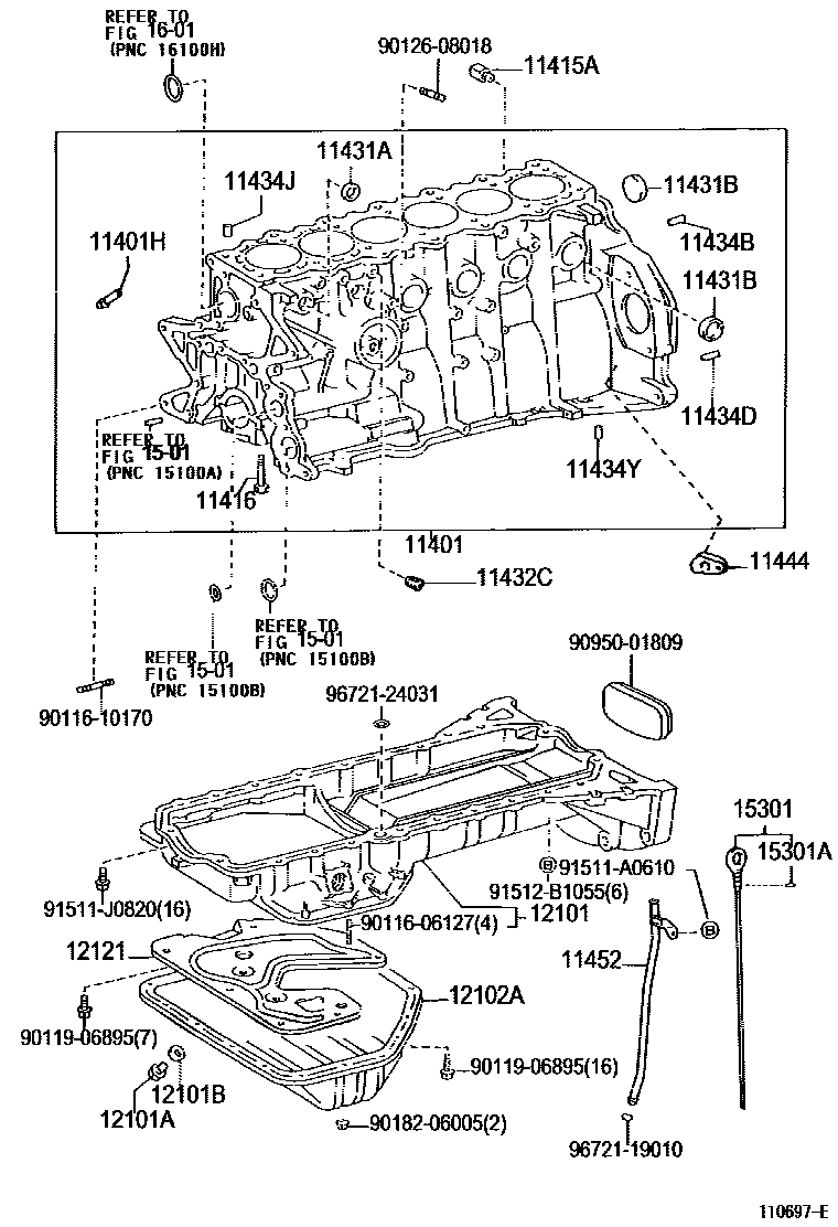 1105 — CYLINDER BLOCK