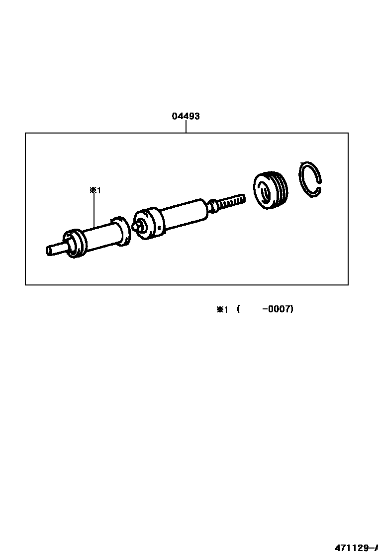 4702 — BRAKE MASTER CYLINDER
