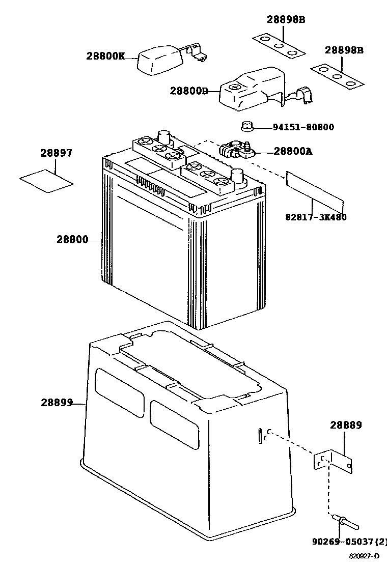 8201 — BATTERY & BATTERY CABLE