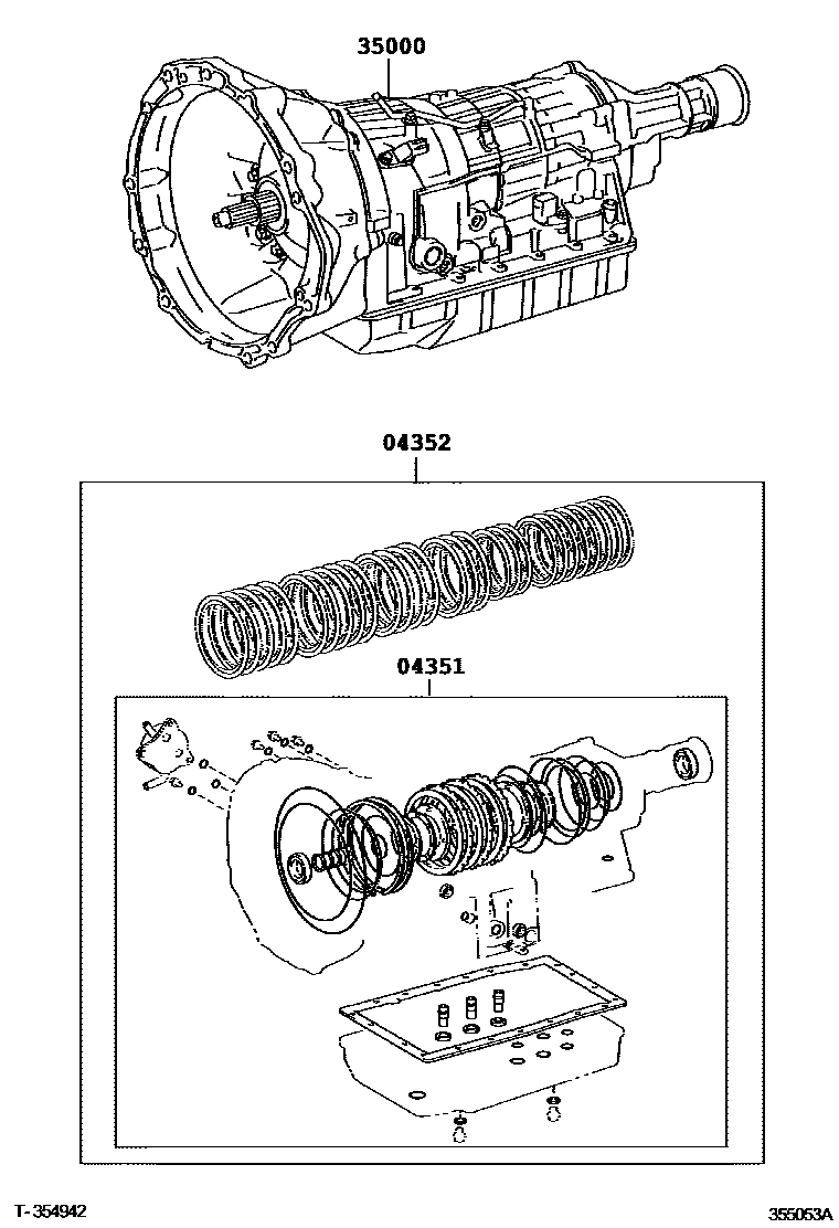 3501 — TRANSAXLE OR TRANSMISSION ASSY & GASKET KIT (ATM)