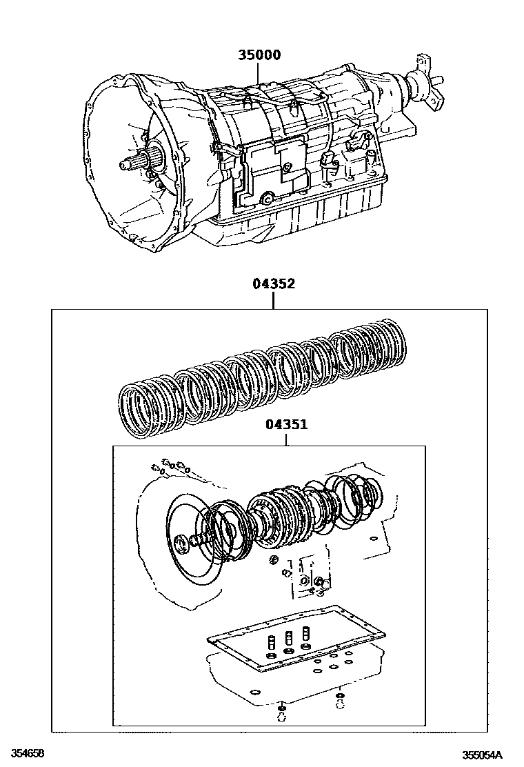 3501 — TRANSAXLE OR TRANSMISSION ASSY & GASKET KIT (ATM)