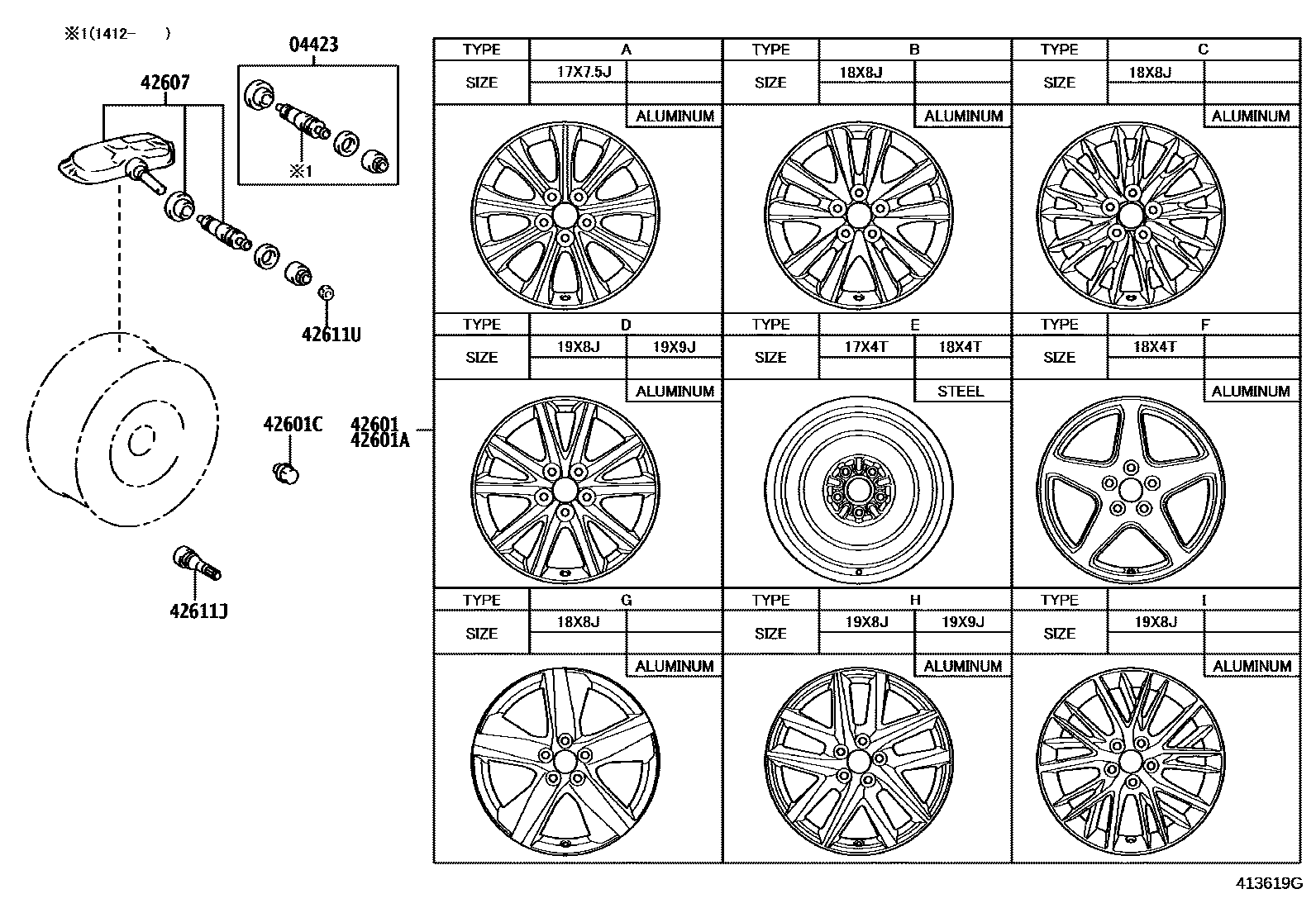 4103 — DISC WHEEL & WHEEL CAP