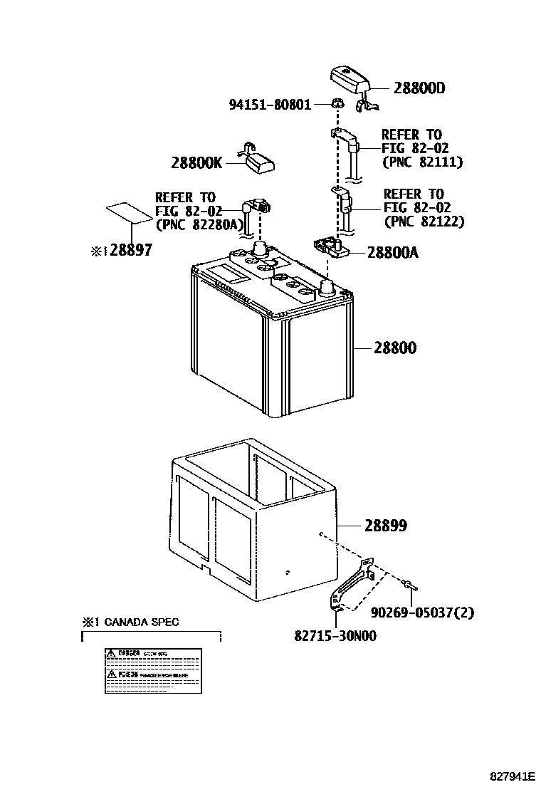 8201 — BATTERY & BATTERY CABLE