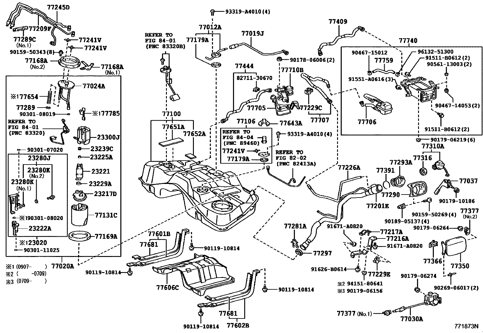 7701 — FUEL TANK & TUBE