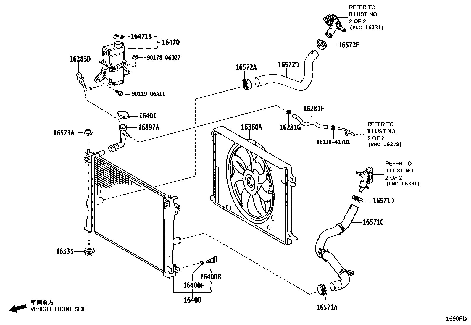 1603 — RADIATOR & WATER OUTLET
