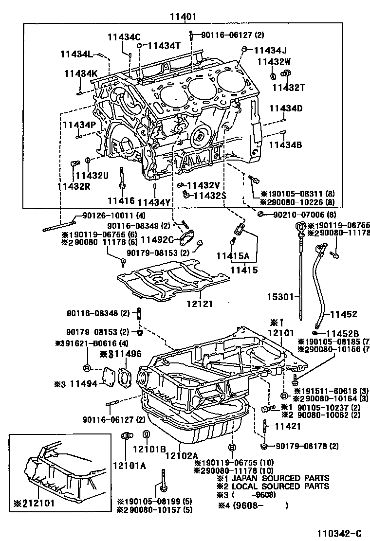1105 — CYLINDER BLOCK