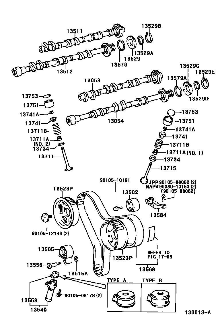 1302 — CAMSHAFT & VALVE