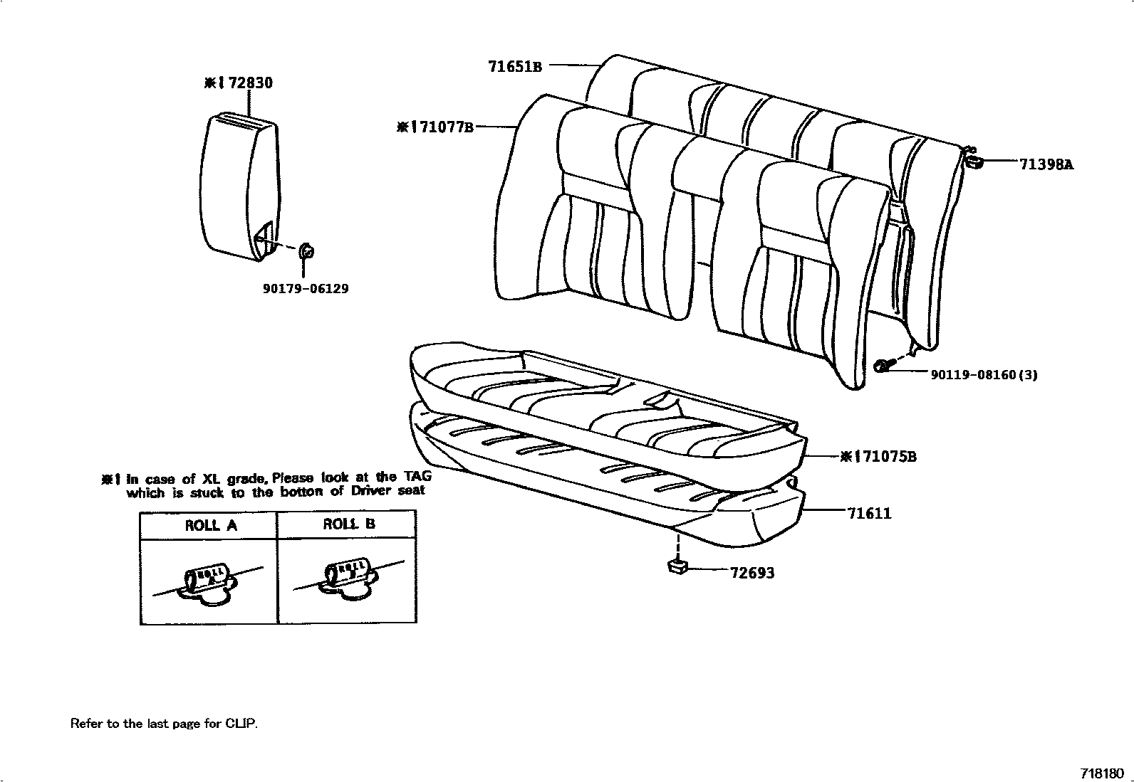 7102 — REAR SEAT & SEAT TRACK