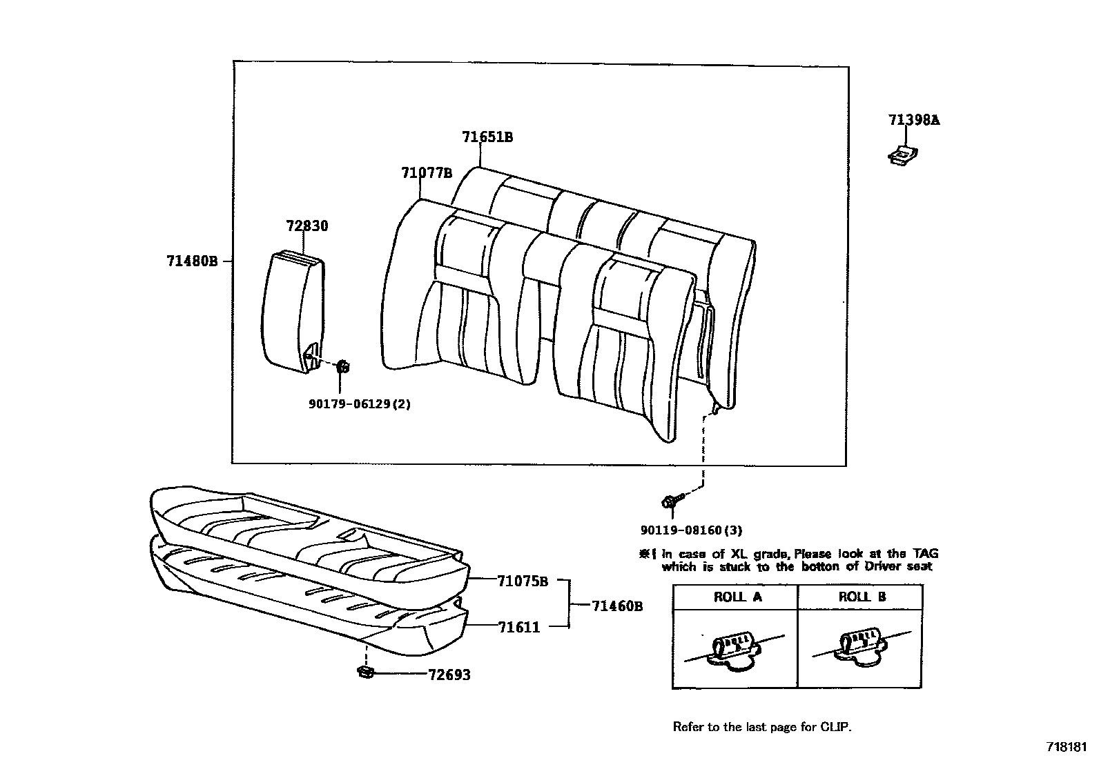 7102 — REAR SEAT & SEAT TRACK