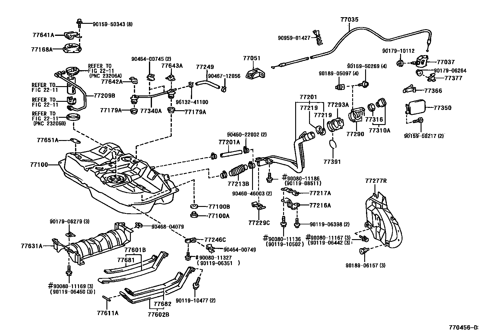 7701 — FUEL TANK & TUBE