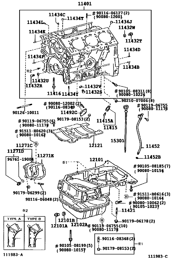1105 — CYLINDER BLOCK