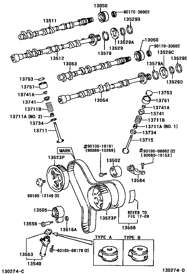 1302 — CAMSHAFT & VALVE