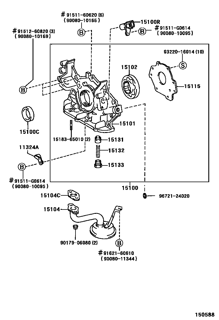 1501 — ENGINE OIL PUMP