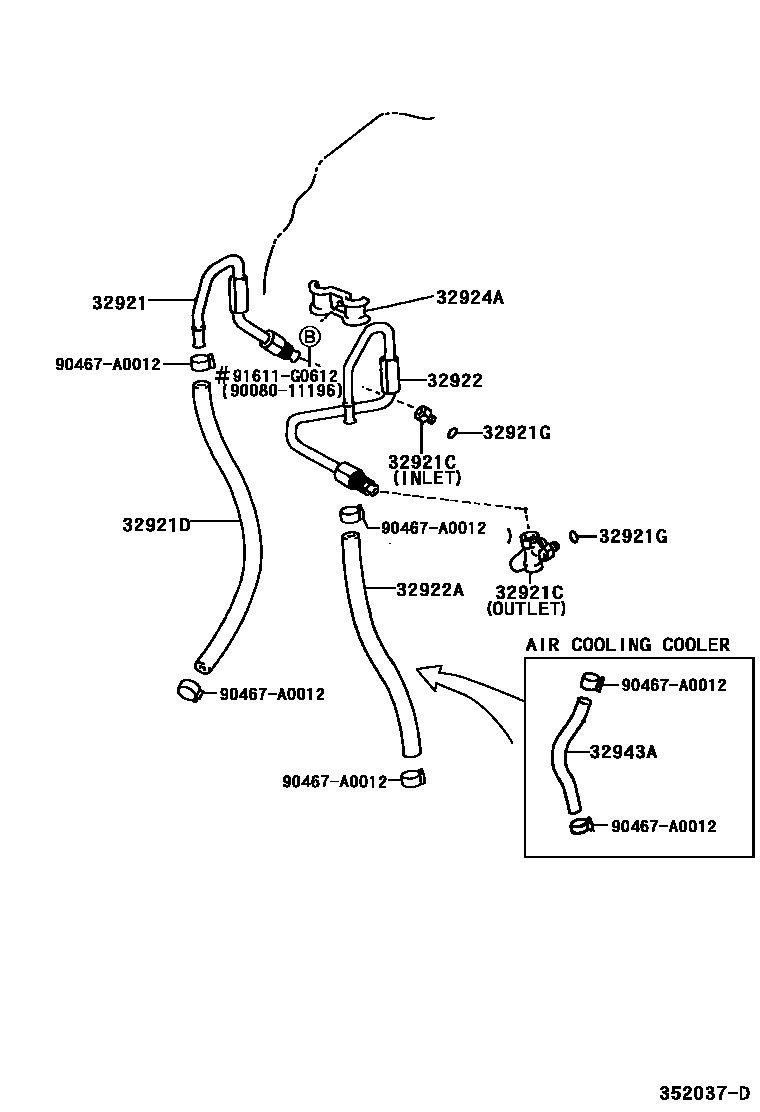 3514 — OIL COOLER & TUBE (ATM)